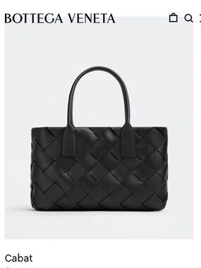 Bottega Veneta Cabat Black/White